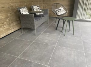 Ceramiton Blaze 60x60x4cm Black A. van Elk BV